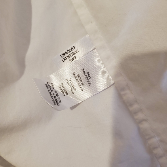 Karl lagerfield Paris cotton patch shirt long sleeve white button down shirt - Picture 5 of 9